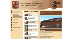 Desktop Screenshot of exekutorkladno.cz